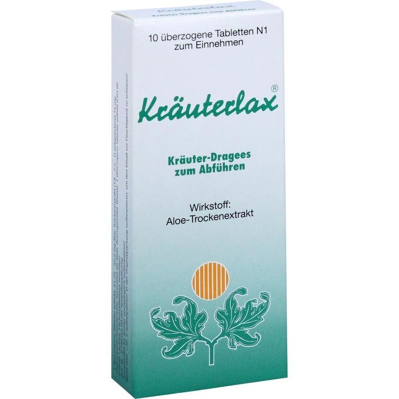 KRÄUTERLAX Dr.Henk 15 mg Kräuterdrag.z.Abführen