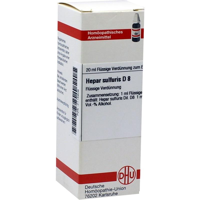 HEPAR SULFURIS D 8 Dilution