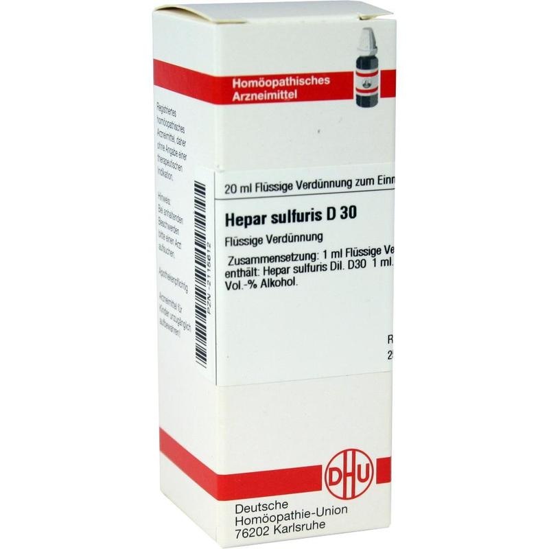 HEPAR SULFURIS D 30 Dilution