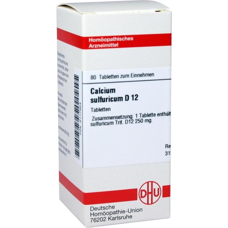 CALCIUM SULFURICUM D 12 Tabletten