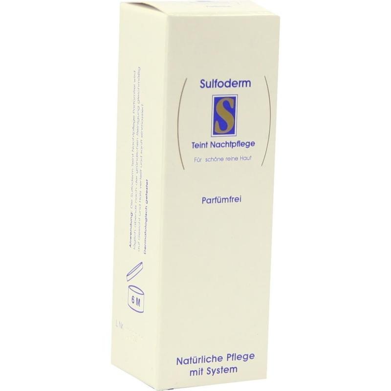 SULFODERM S Teint Nachtpflege parfümfrei