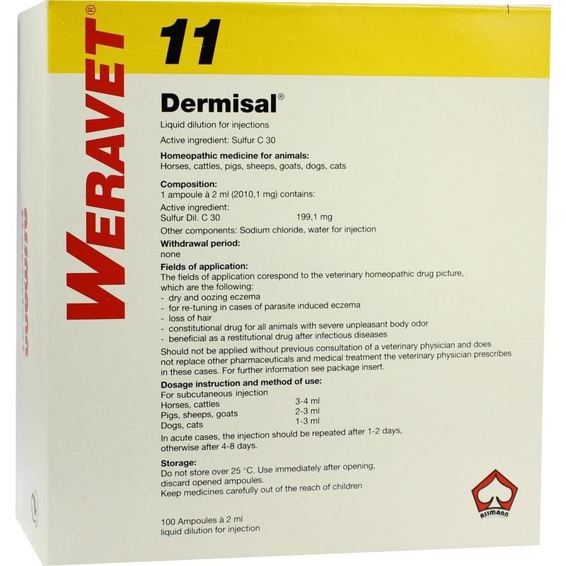 DERMISAL 11 Ampullen vet.