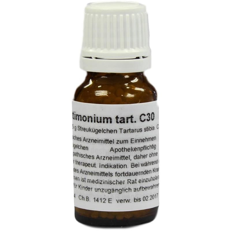 ANTIMONIUM TARTARICUM C 30 Globuli