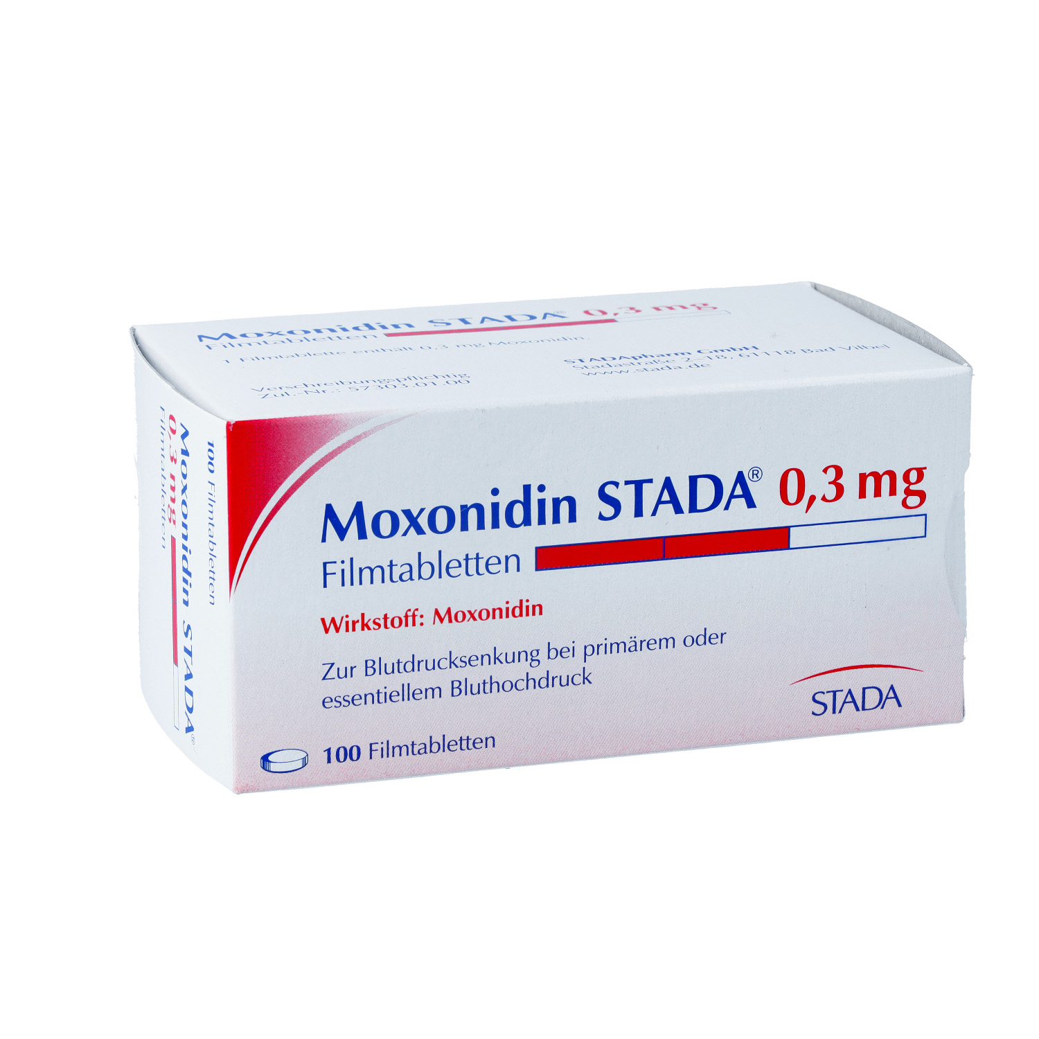 MOXONIDIN STADA 0,3 mg Filmtabletten
