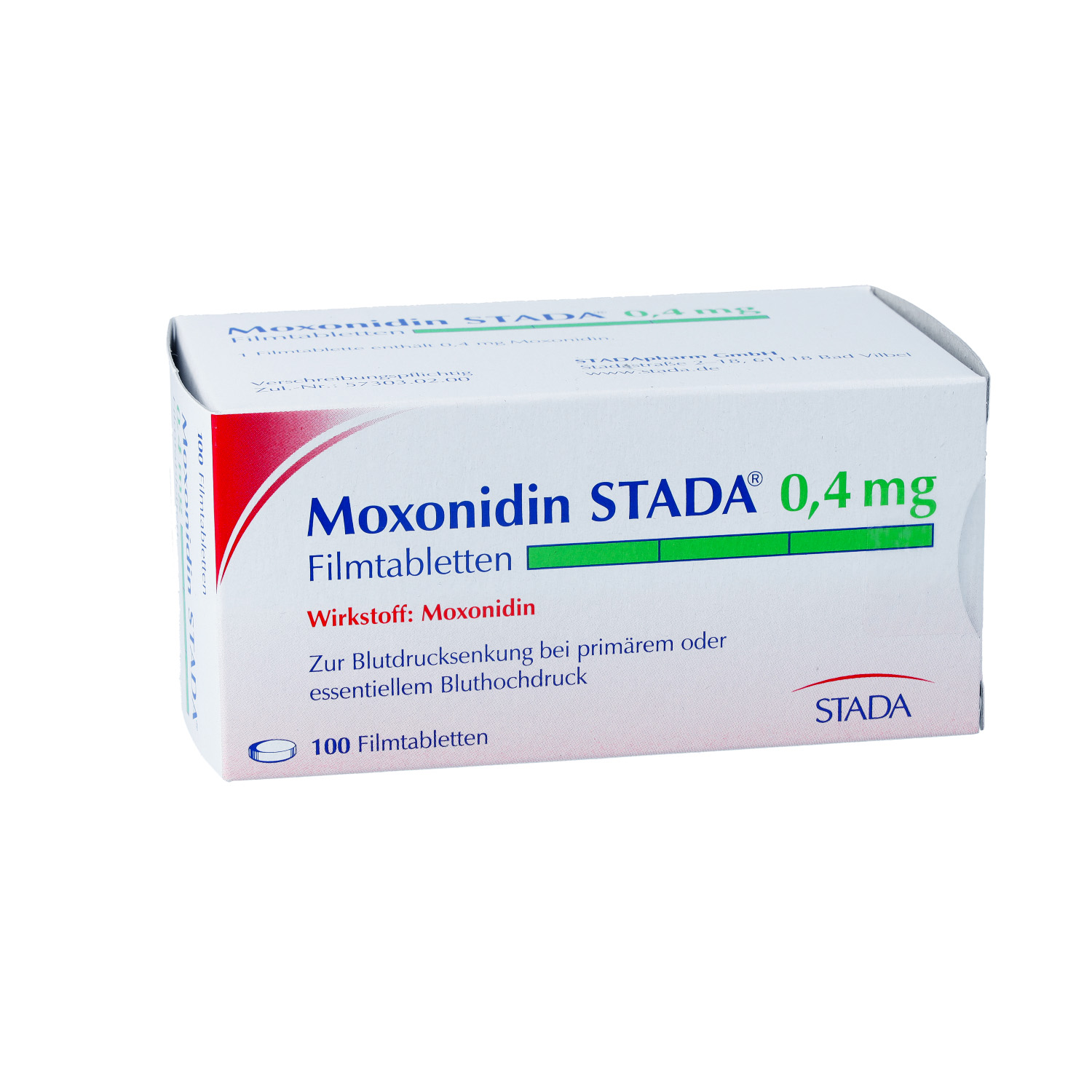 MOXONIDIN STADA 0,4 mg Filmtabletten