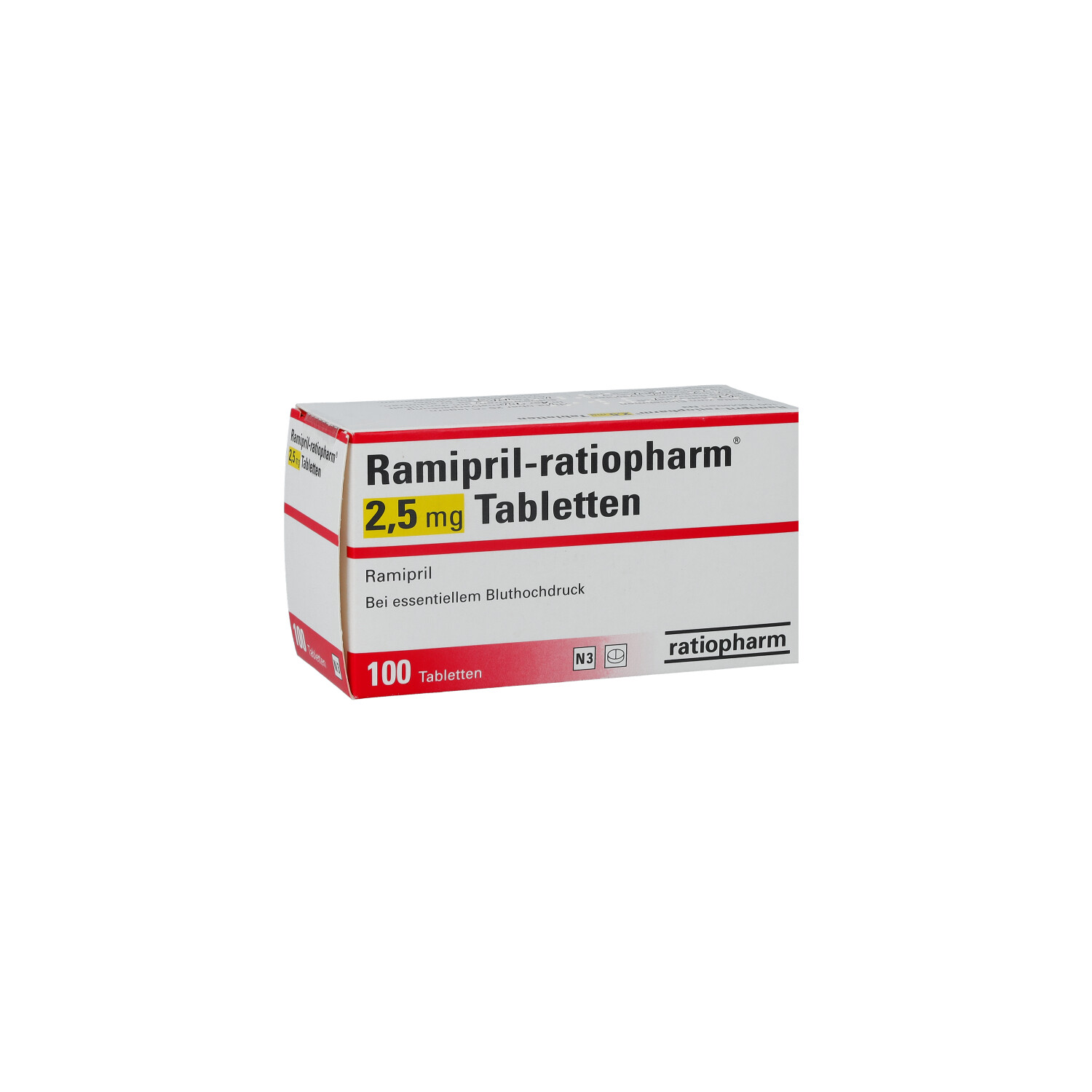 RAMIPRIL-ratiopharm 2,5 mg Tabletten