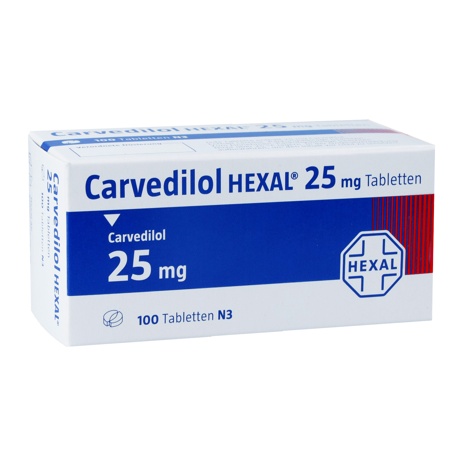 CARVEDILOL HEXAL 25 mg Tabletten
