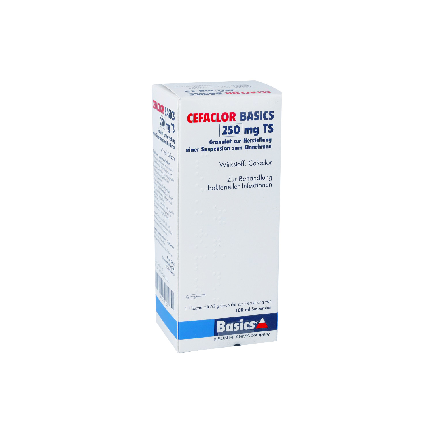 CEFACLOR BASICS 250 mg TS Gran.z.Susp.-Herstell.