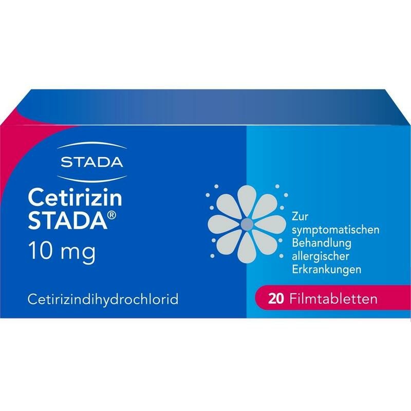 Cetirizin STADA 10 mg bei Heuschnupfen, Tierhaarallergie & Juckreiz