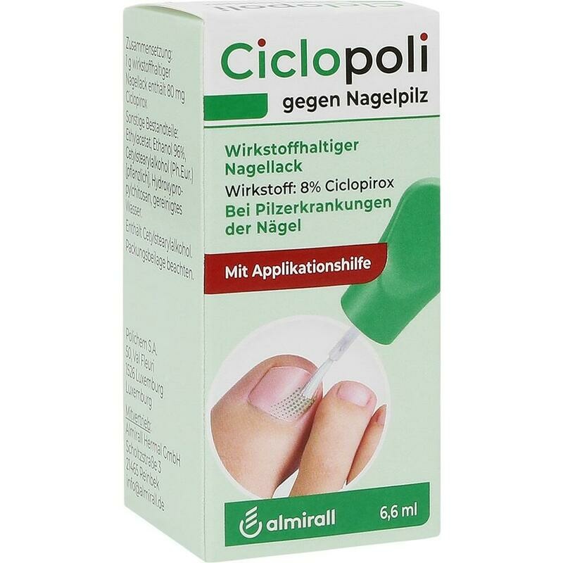 CICLOPOLI Nagellack gegen Nagelpilz Set mit Applikationshilfe – Einfache Behandlung