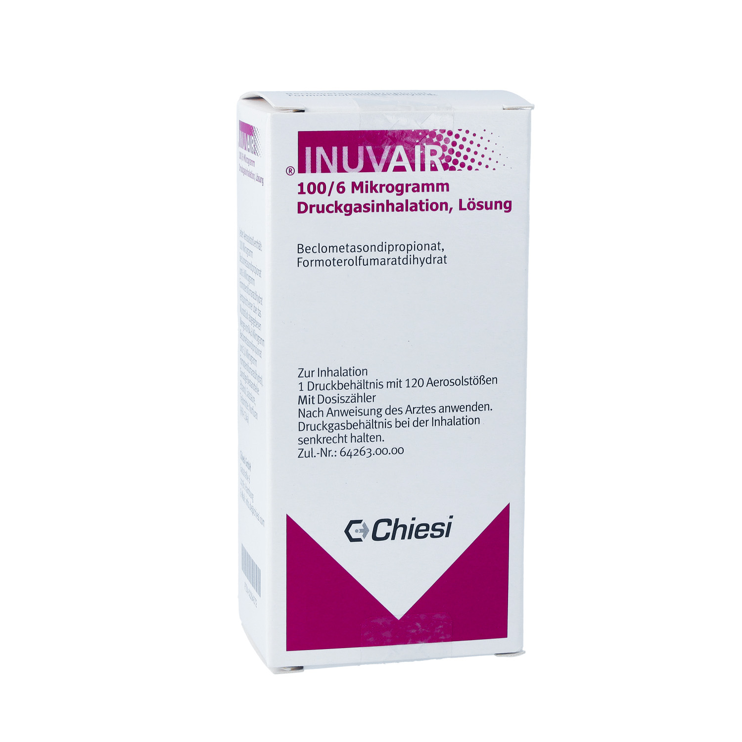 INUVAIR 100/6 μg 120 Hub Druckgasinhalat