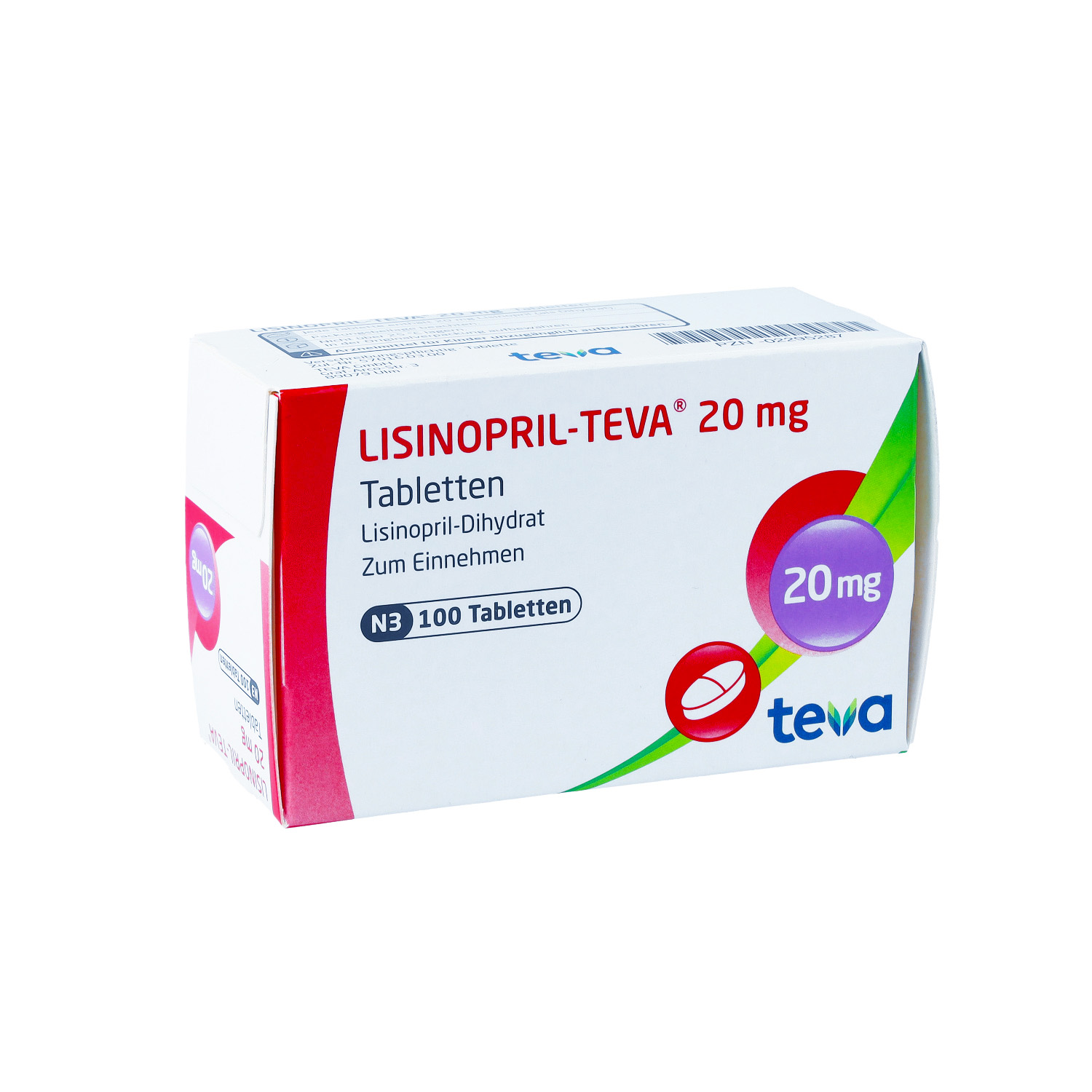 LISINOPRIL Teva 20 mg Tabletten