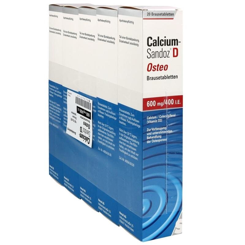 Calcium Sandoz D Osteo Brausetabletten – Calcium & Vitamin D3 für die Knochen