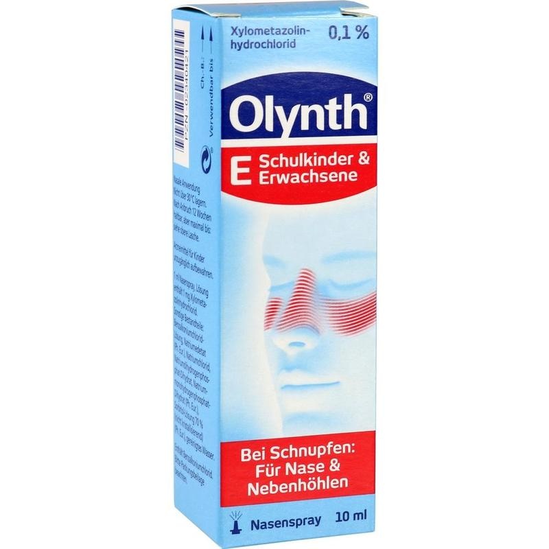 Olynth 0,1 % Nasendosierspray für Erwachsene – Bei Schnupfen