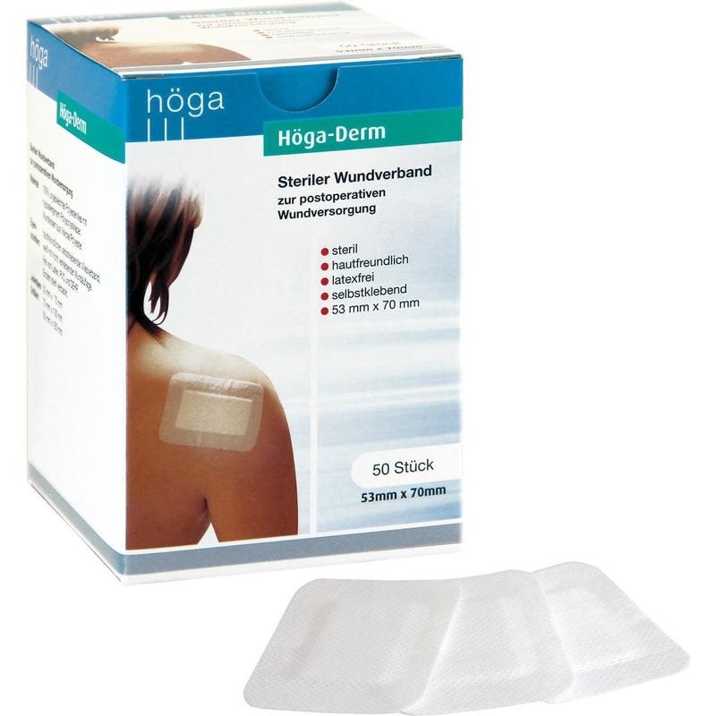 HÖGA-DERM steriles Pflaster 53x70 mm