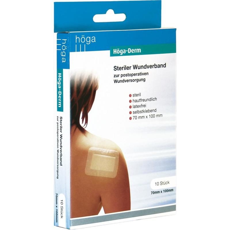 HÖGA-DERM steriles Pflaster 70x100 mm