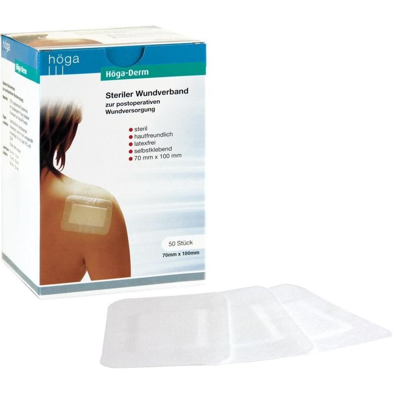 HÖGA-DERM steriles Pflaster 70x100 mm