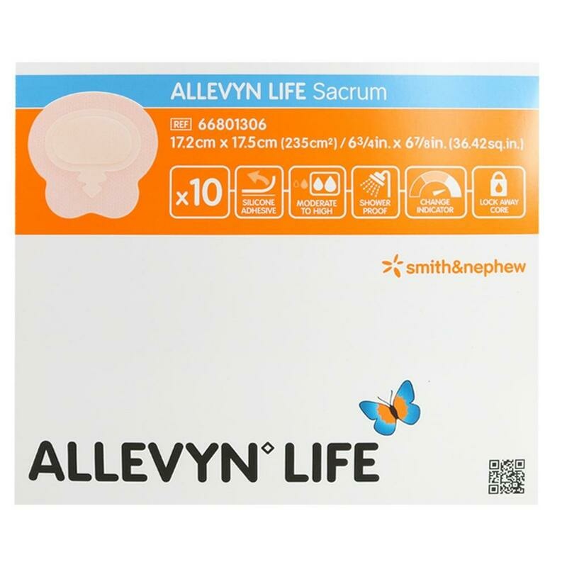ALLEVYN Life Sacrum kl.17,2x17,5cm Silik.Schaumv.