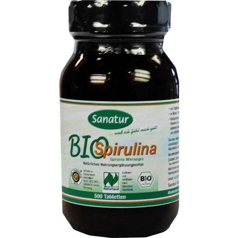 BIOSPIRULINA Mikroalgen Naturland Tabletten