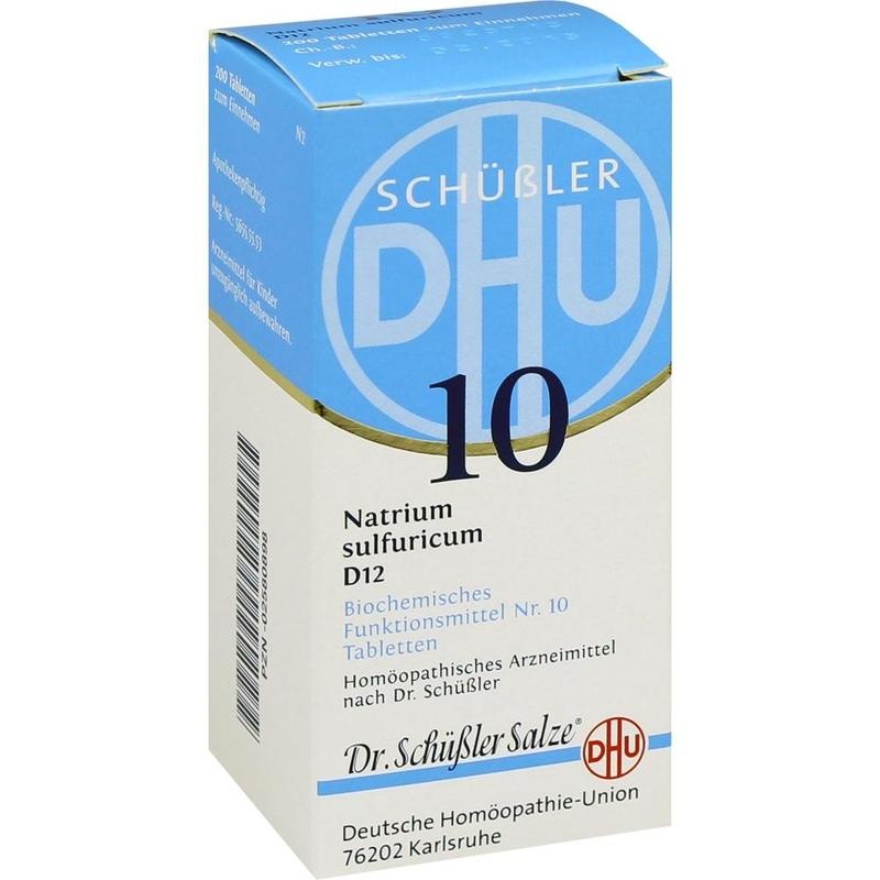 BIOCHEMIE DHU 10 Natrium sulfuricum D 12 Tabletten