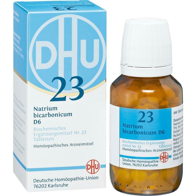 BIOCHEMIE DHU 23 Natrium bicarbonicum D 6 Tabl.