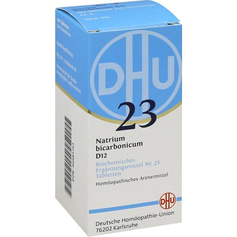 BIOCHEMIE DHU 23 Natrium bicarbonicum D 12 Tabl.
