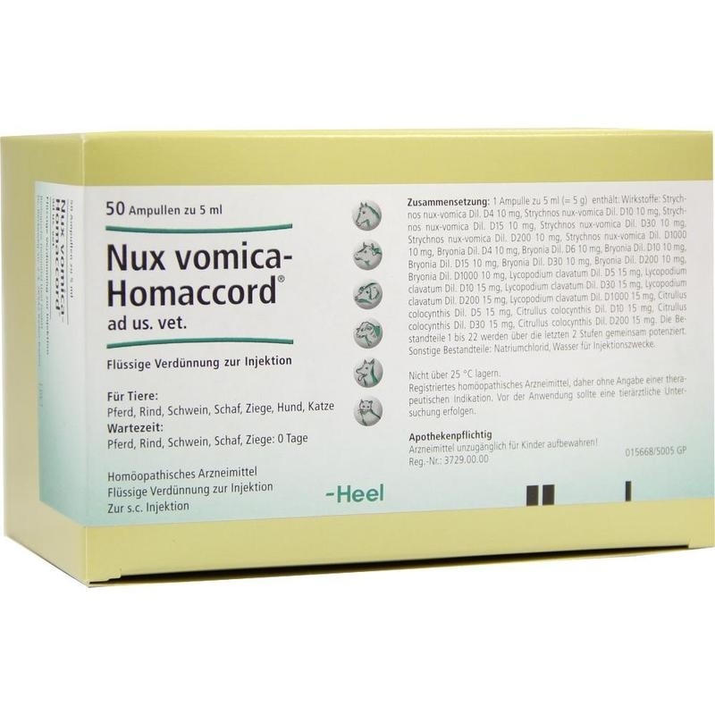 NUX VOMICA HOMACCORD ad us.vet.Ampullen