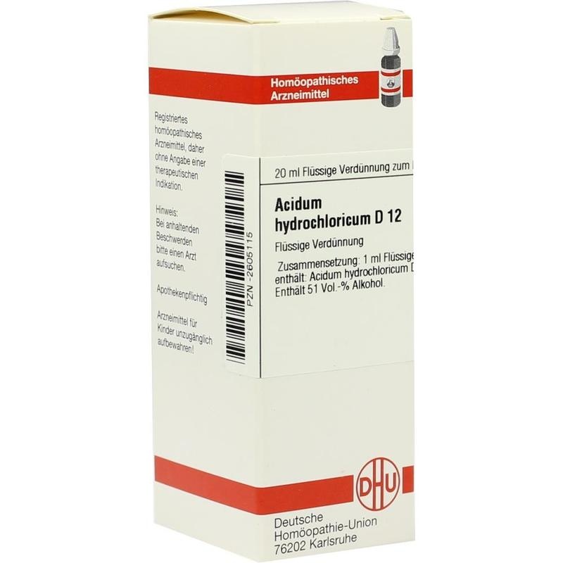 ACIDUM HYDROCHLORICUM D 12 Dilution