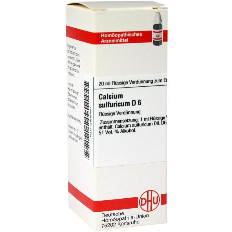 CALCIUM SULFURICUM D 6 Dilution