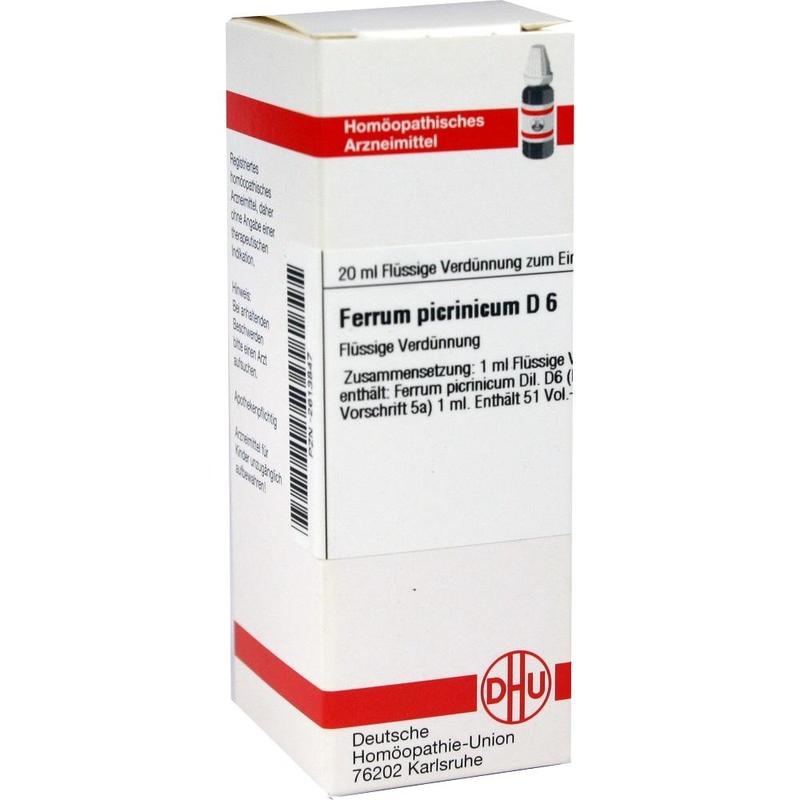 FERRUM PICRINICUM D 6 Dilution