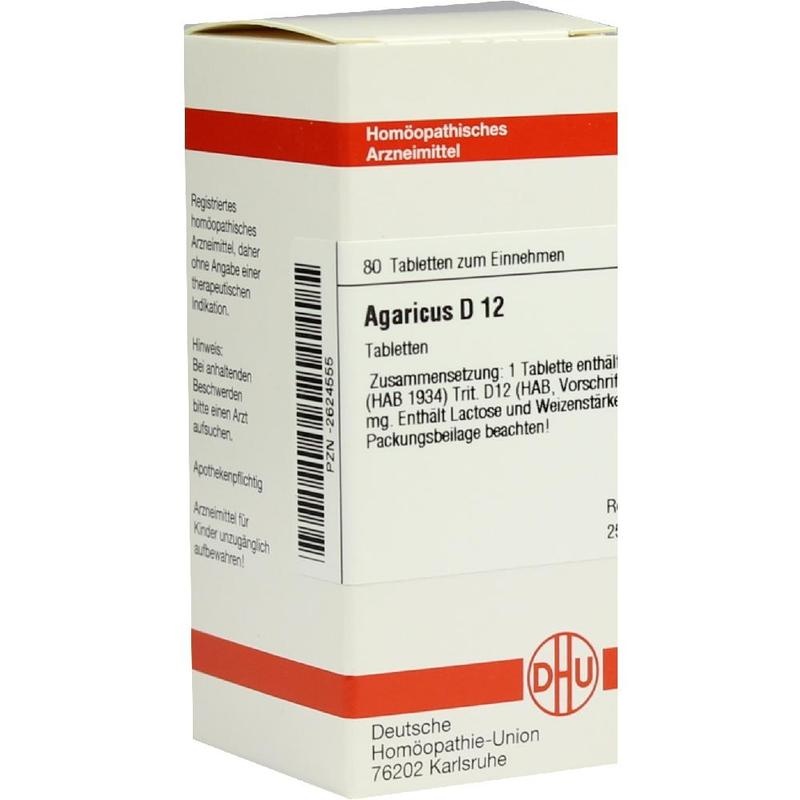 AGARICUS D 12 Tabletten