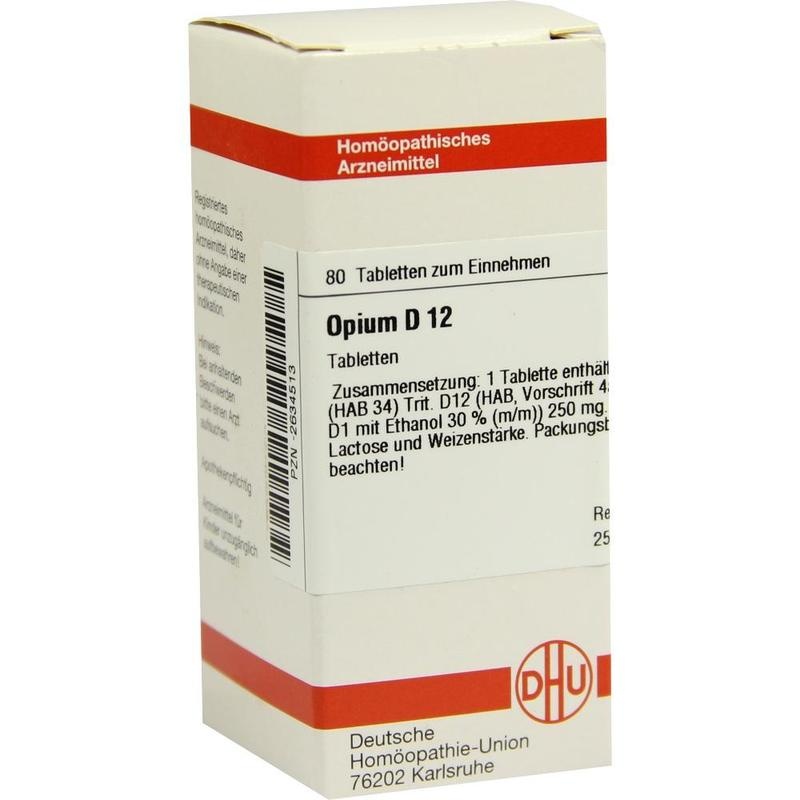 OPIUM D 12 Tabletten