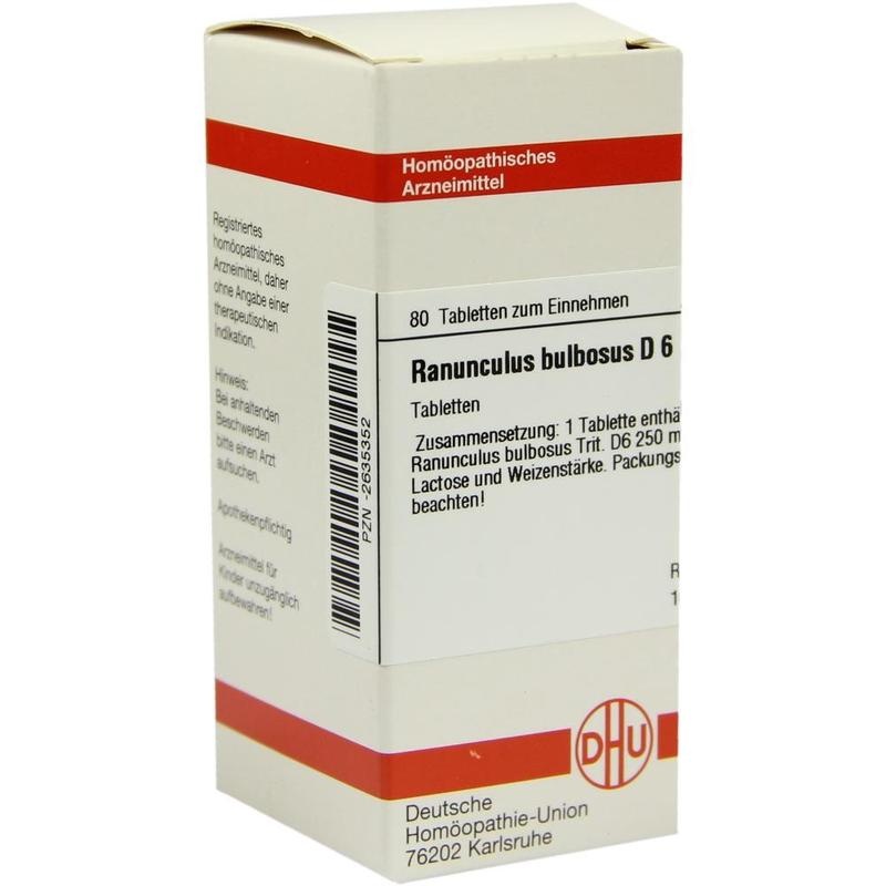 RANUNCULUS BULBOSUS D 6 Tabletten