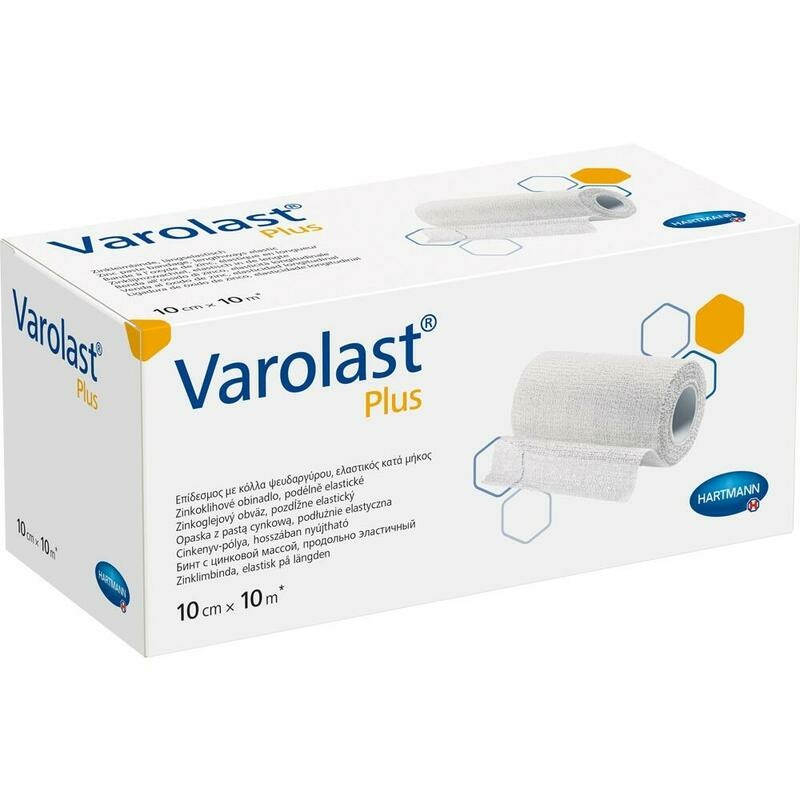 VAROLAST Plus Zinkleimbinde 10 cmx10 m