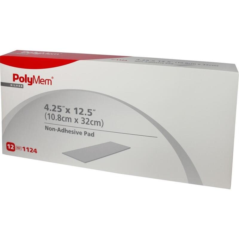 POLYMEM Wund Pad Silber n.klebend 11x32 cm