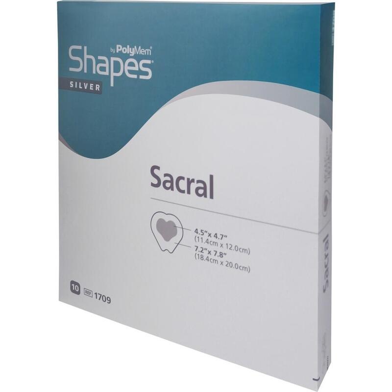 POLYMEM Sacral Silber 18x20 cm
