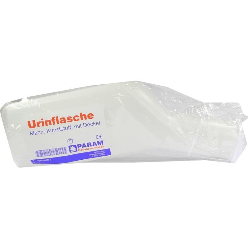 URINFLASCHE Mann Kunststoff m.Deckel