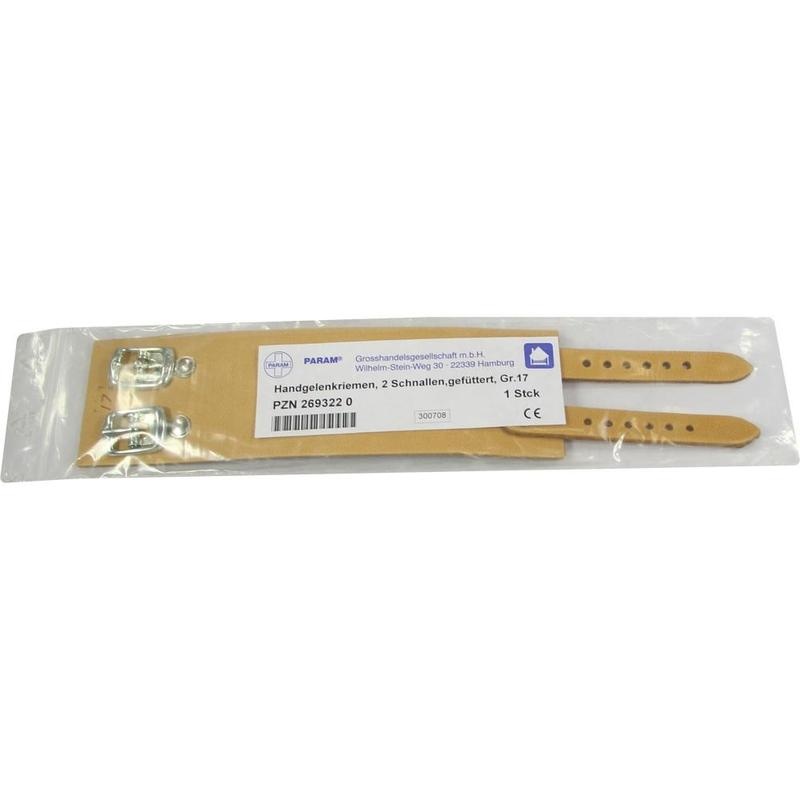 HANDGELENKRIEMEN 17 2 Schnallen gef.