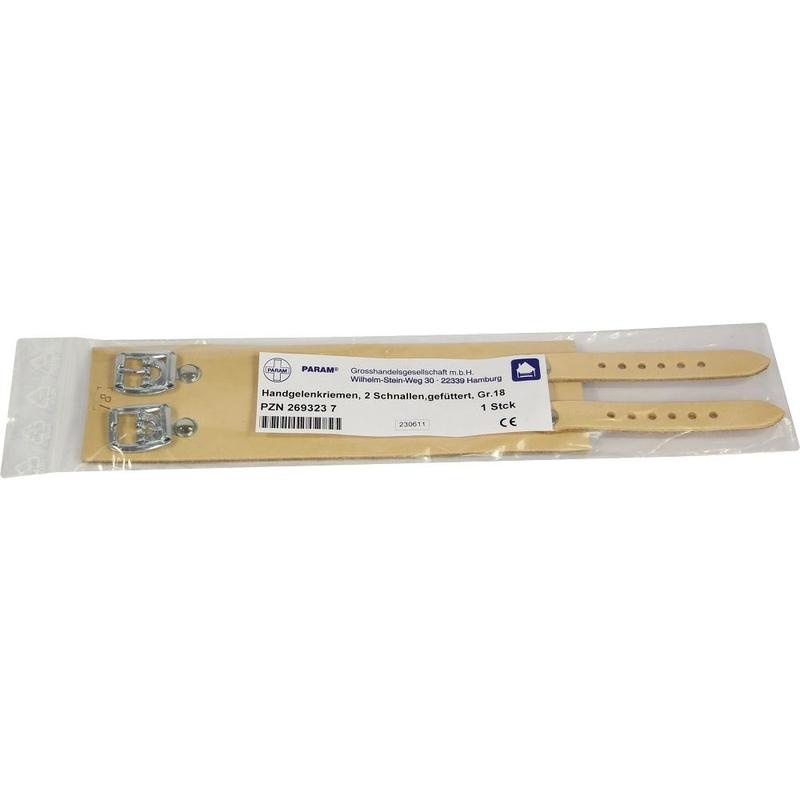 HANDGELENKRIEMEN 18 2 Schnallen gef.