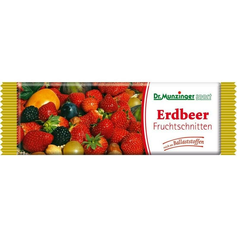 DR.MUNZINGER Fruchtschnitte Erdbeere