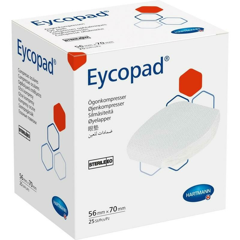 EYCOPAD Augenkompressen 56x70 mm steril