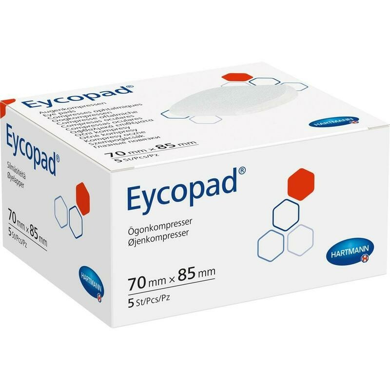 EYCOPAD Augenkompressen 70x85 mm unsteril