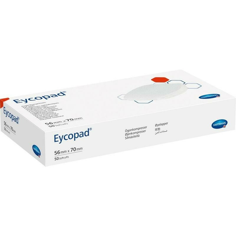 EYCOPAD Augenkompressen 56x70 mm unsteril