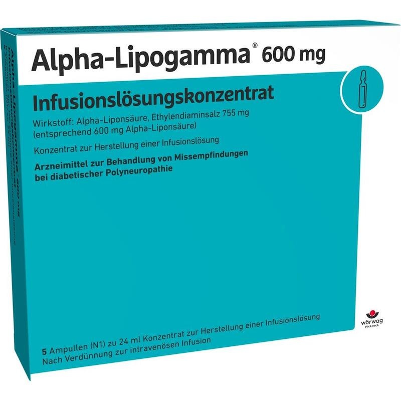 ALPHA-LIPOGAMMA 600 mg Infusionslösungskonz.