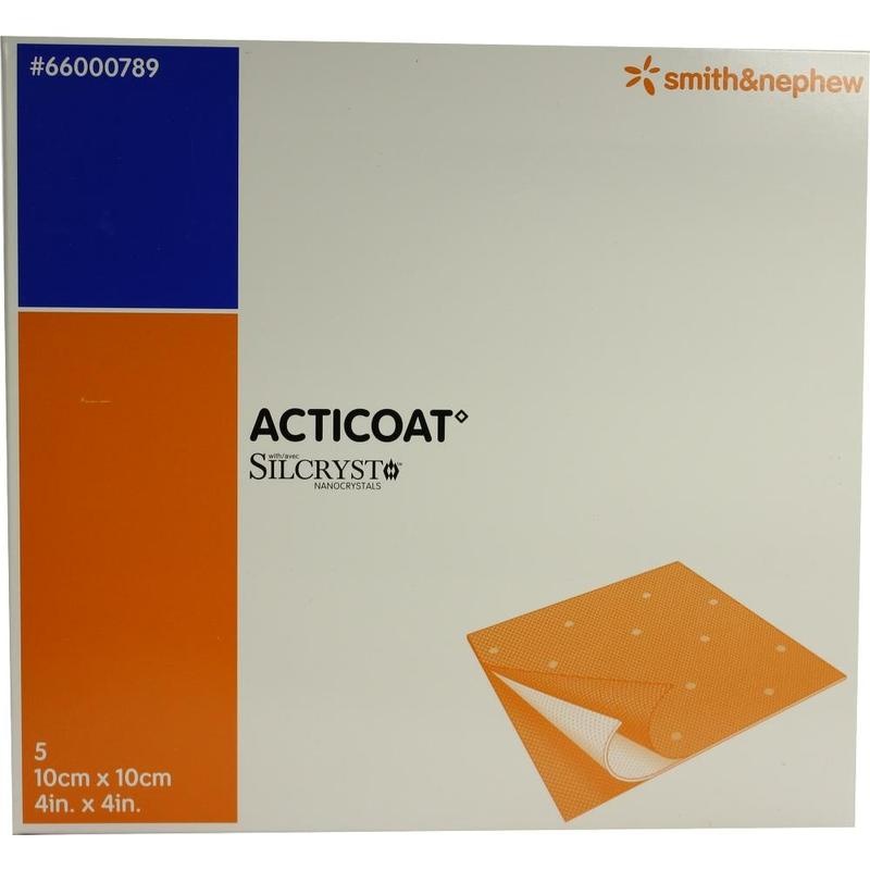 ACTICOAT 10x10 cm antimikrobielle Wundauflage