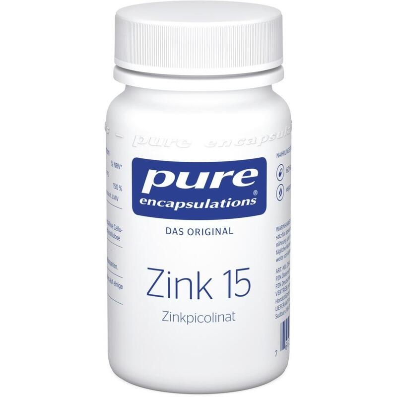 PURE ENCAPSULATIONS Zink 15 Zinkpicolinat Kapseln