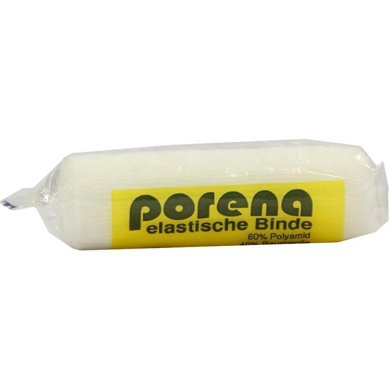 PORENA elast.Mullbinde 10 cm weiß m.Cello
