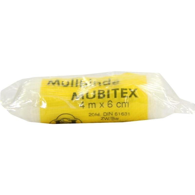 MUBITEX Mullbinden 6 cm einzeln in Cello