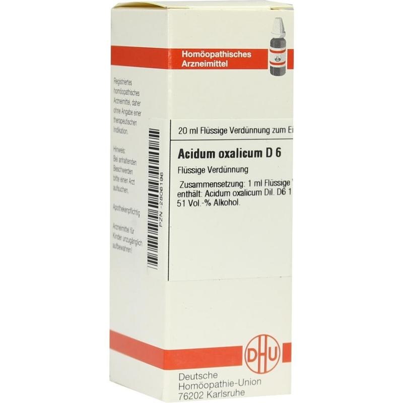 ACIDUM OXALICUM D 6 Dilution