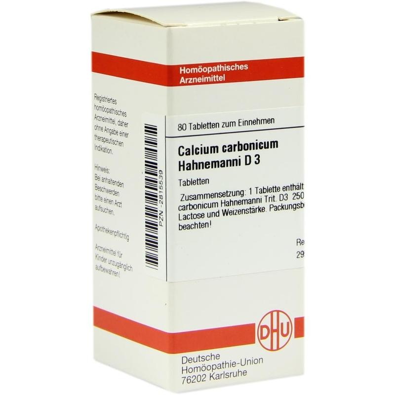 CALCIUM CARBONICUM Hahnemanni D 3 Tabletten